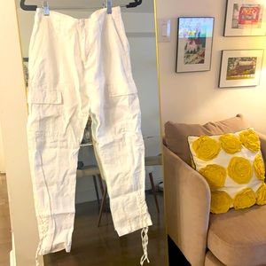 Joie 100% Linen White Pants